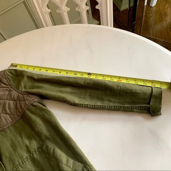 *SOLD* Madewell Quilted Jacket Olive Green Sz XS - Picture 8 of 8